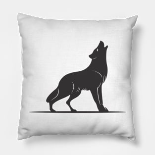 wolf roar Pillow