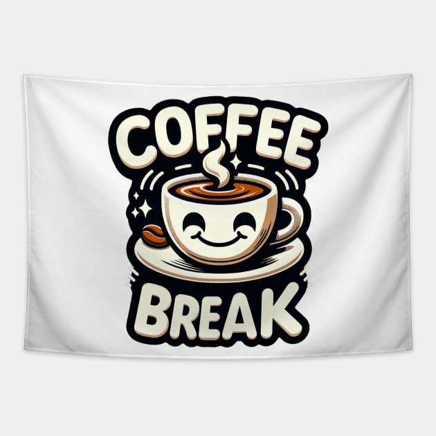 Coffee Break Tapestry by luwakka