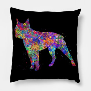 Boston terrier dog Pillow