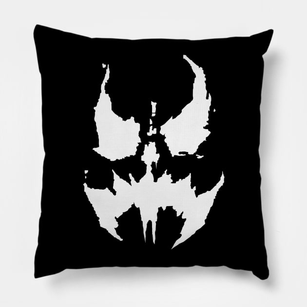 Fear (white) Pillow by sullyink