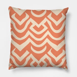 Seamless Pattern, Orange And Yellow Pillow