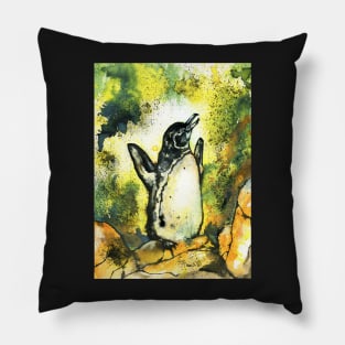 Galápagos Penguin Pillow