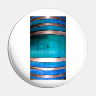 Blue and Silver Barrel - by Avril Thomas Pin