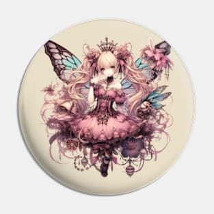 Anime gothic fairy Pin