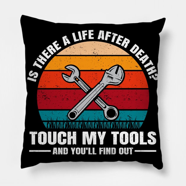 Gift Vintage Mechanic Diesel Mechanic Pillow by IngeniousMerch