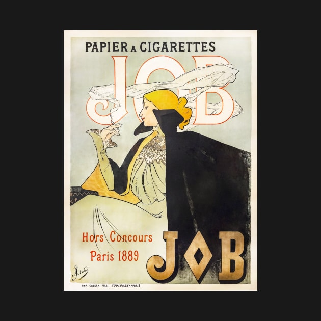 Cigarette JOB, 1896 by WAITE-SMITH VINTAGE ART