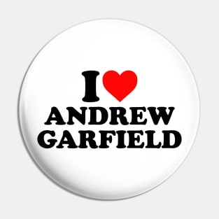 I Love Andrew Garfield, I Heart Andrew Garfield Pin