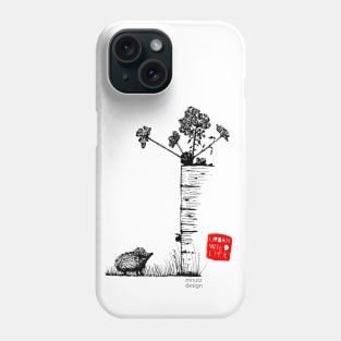 Urban Wildlife - Hedgehog Phone Case