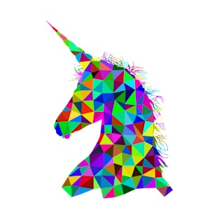 Unicorn Shirt rainbow Hip Hop Funny Magic T-Shirt T-Shirt