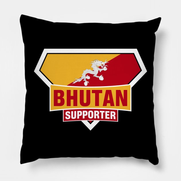 Bhutan Supporter Pillow by ASUPERSTORE