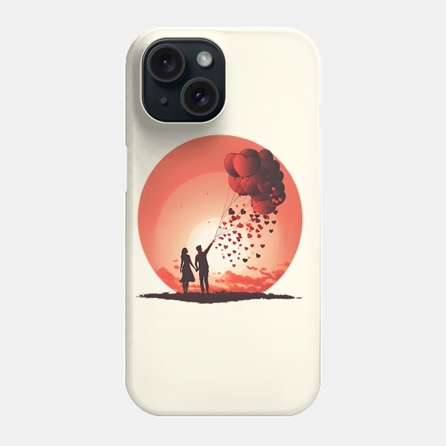 Discover True Romance: Art, Creativity and Connections for Valentine's Day and Lovers' Day Phone Case by insaneLEDP