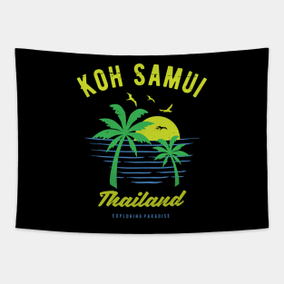 Koh Samui Thailand Souvenir & Thai Gift Tapestry