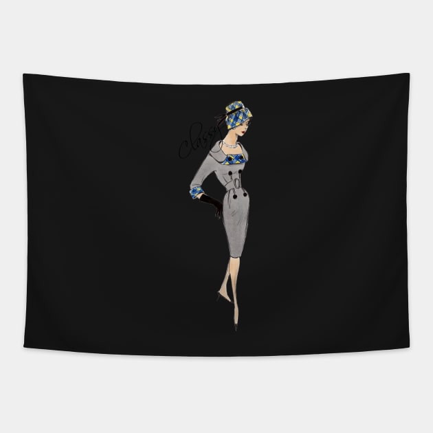 50s Classy Tapestry by HeritageScrap