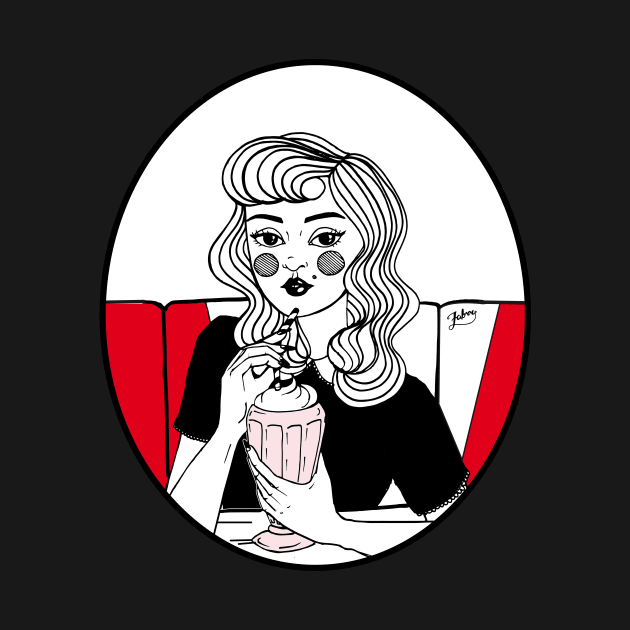 American Diner Girl by Fabrr