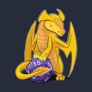 D20 Gold Dragon T-Shirt