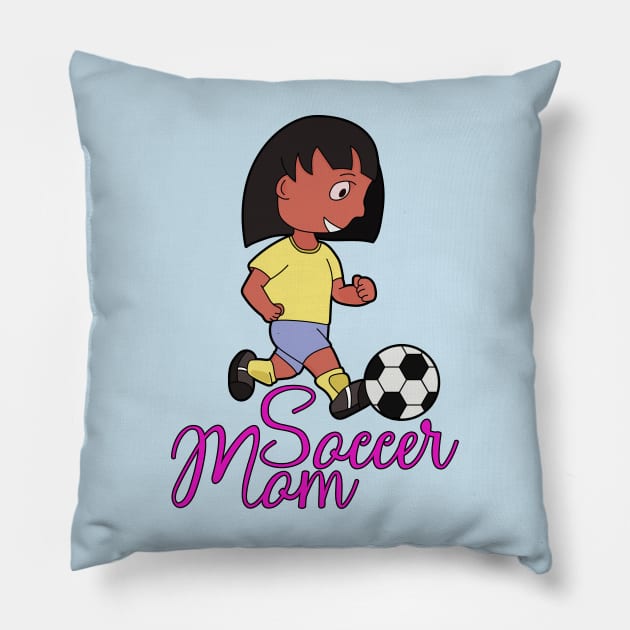 Soccer Mom Pillow by DiegoCarvalho