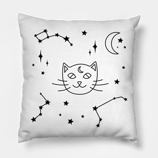 Astrological cat Pillow