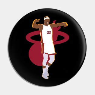 Jimmy Butler 22 M. Heat Collage Pin