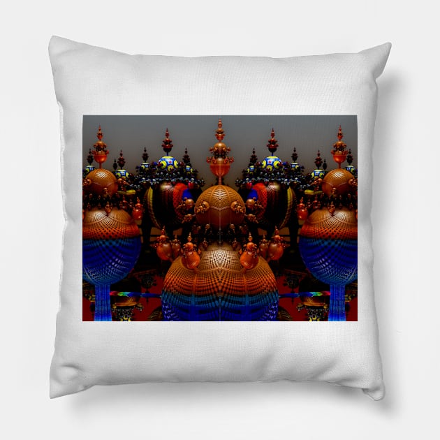 Silent Watchtowers Pillow by barrowda