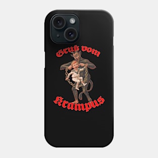 Gruß vom Krampus (Vintage Design 1) Phone Case