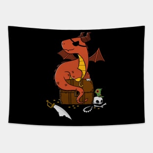 Pirate Dragon Tapestry