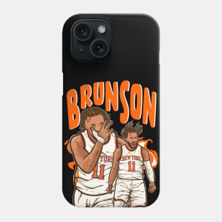 Jalen Brunson Cartoon Phone Case