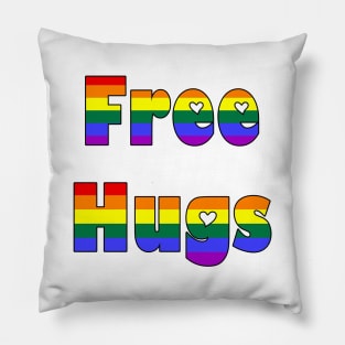 Rainbow Free Hugs Pillow