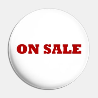 On Sale Pin