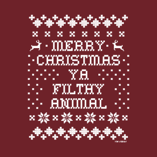 Merry Christmas Ya Filthy Animal T-Shirt