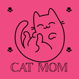 Cat Mom - for great cat parents T-Shirt