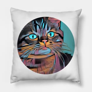 Behavioral mycat, revolution for cats Pillow