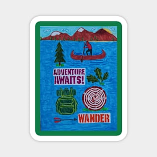 Adventure Awaits Magnet