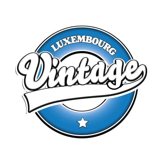 Luxembourg vintage logo by nickemporium1