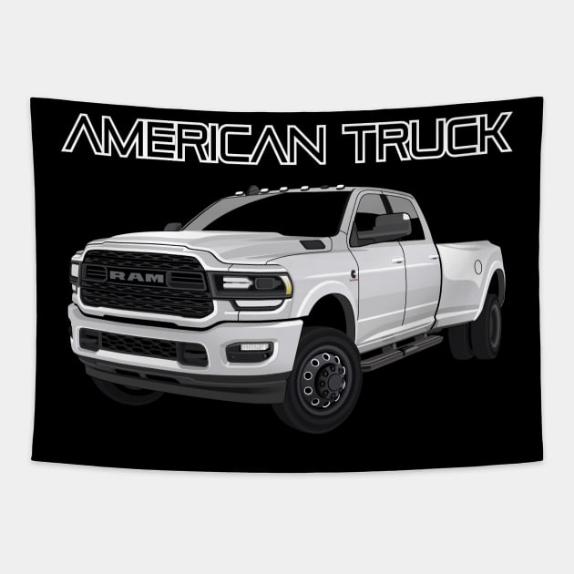 American Truck RAM Tapestry by masjestudio