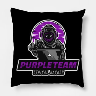 Purple Team | Hacker Design Pillow