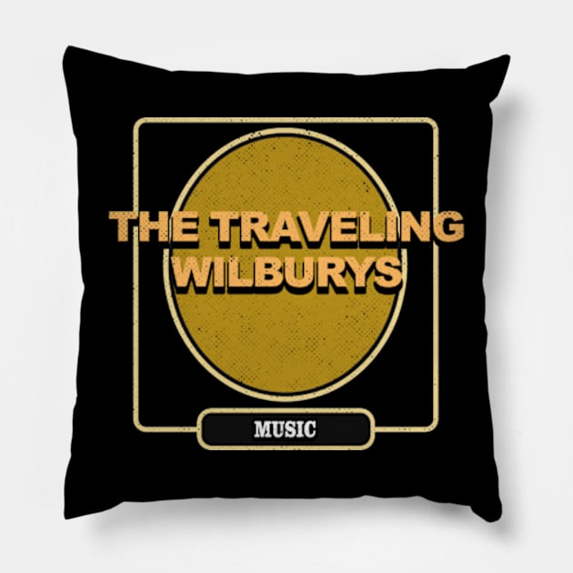 The Traveling Wilburys 19 Design Pillow by Rohimydesignsoncolor