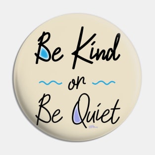 Be Kind-text_black Pin