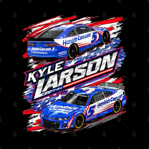 Kyle Larson Stars & Stripes by ganisfarhan