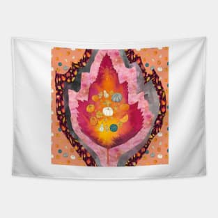 Abstract Autumn Leaf Tapestry