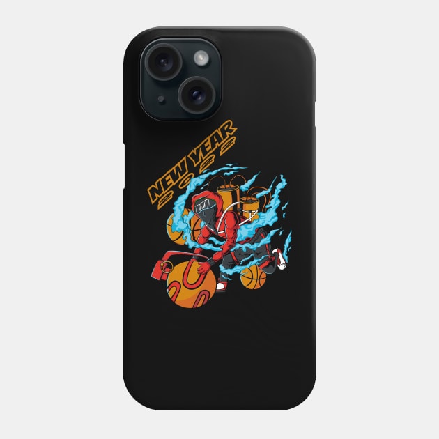 the men playing basketball Phone Case by Arisix23