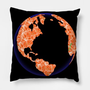 flower world design by indonesia68 Pillow