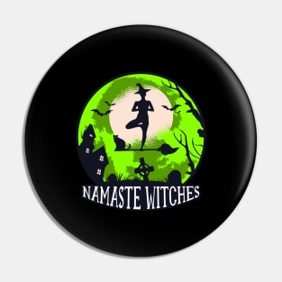 Yoga Hexe Yogavidya Namaste Witches Vintage Pin