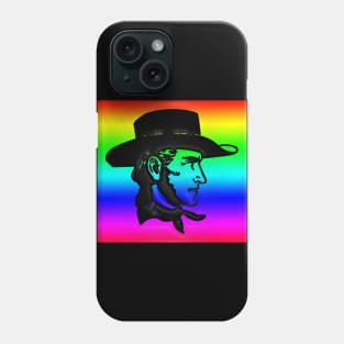 Western Era - Cowboy with Hat and Neckerchief Phone Case