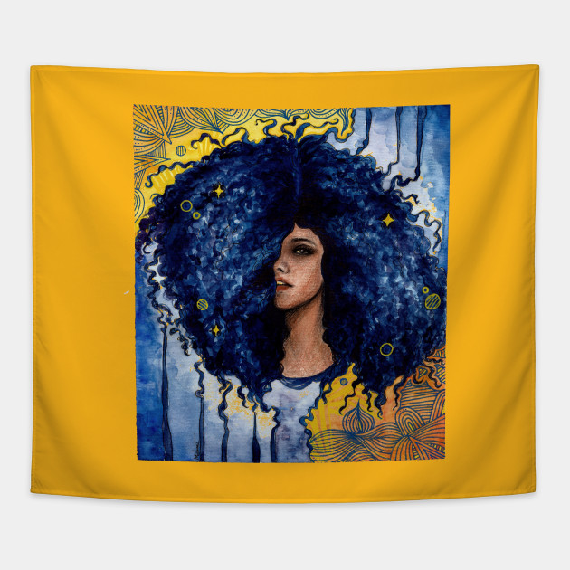 Blue curls