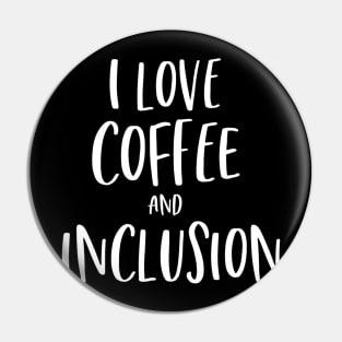 Funny Special Education Teacher Shirt  Coffee Lover Gift Pin