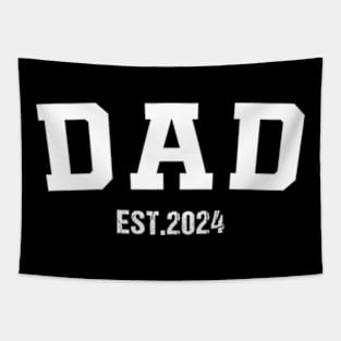 Dad Est. 2024 Expect Baby 2024, Father 2024 New Dad 2024 Tapestry