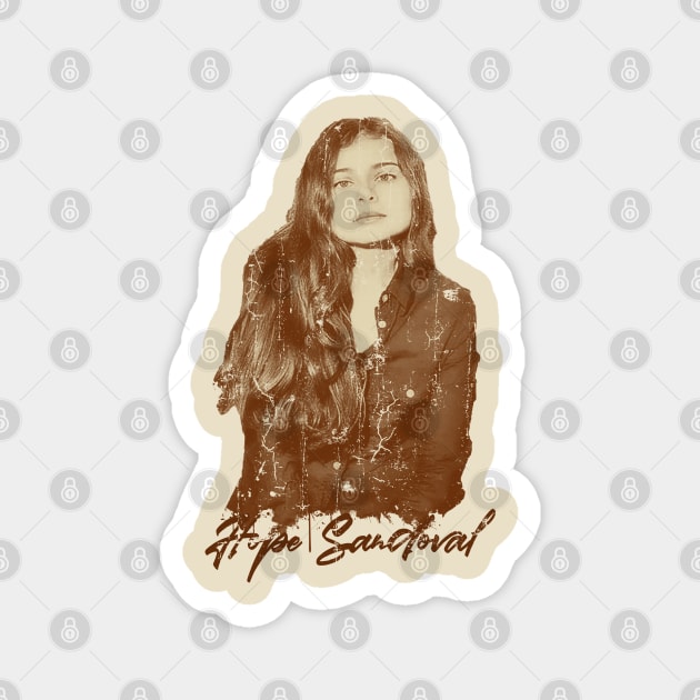 Retro Vintage Aesthetic - Hope Sandoval Magnet by sgregory project