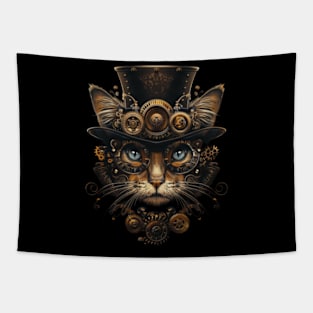 Cat Skull Icons Tapestry