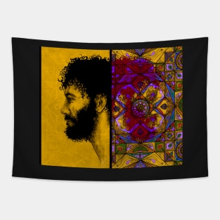 Yusuf al-Kaysani - digital portrait Tapestry