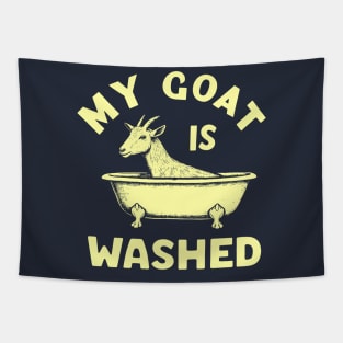 My Goat Is Washed Tapestry
